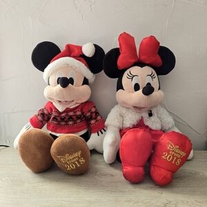 Disney Plush Minnie Mouse Toy Set - Red, White, Black